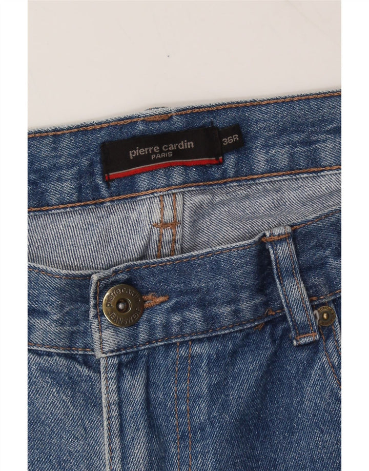 PIERRE CARDIN Mens Straight Jeans W36 L31 Blue Cotton Vintage Pierre Cardin and Second-Hand Pierre Cardin from Messina Hembry 