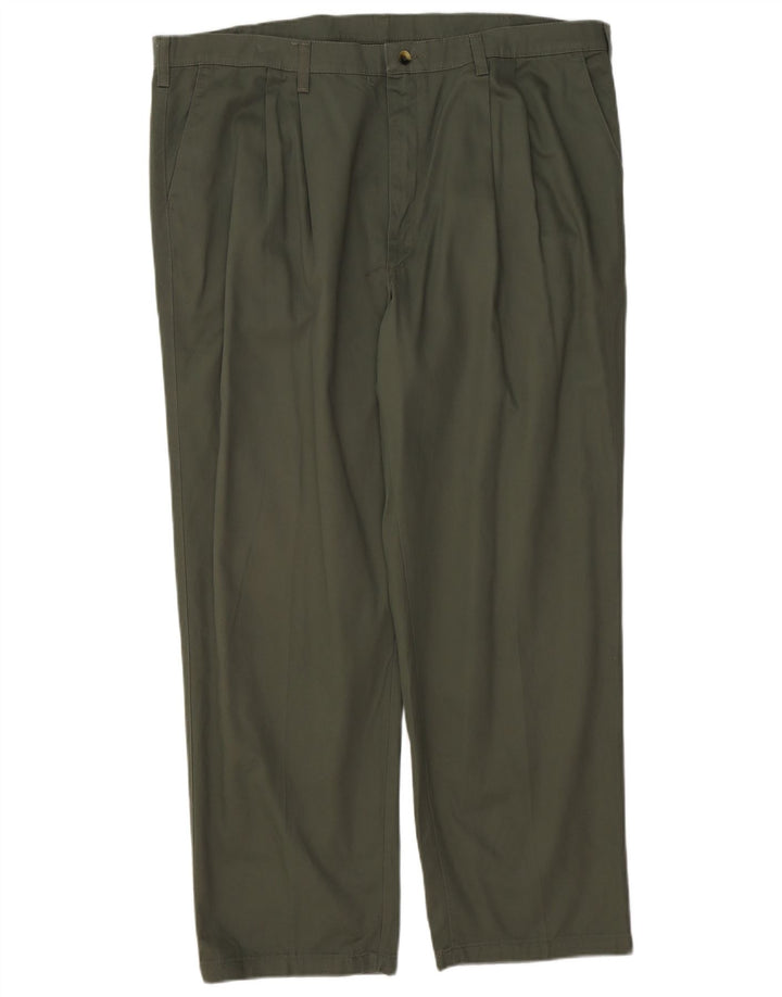 Męskie spodnie chino WRANGLER Timber Creek Pegged W42 L30, bawełna khaki