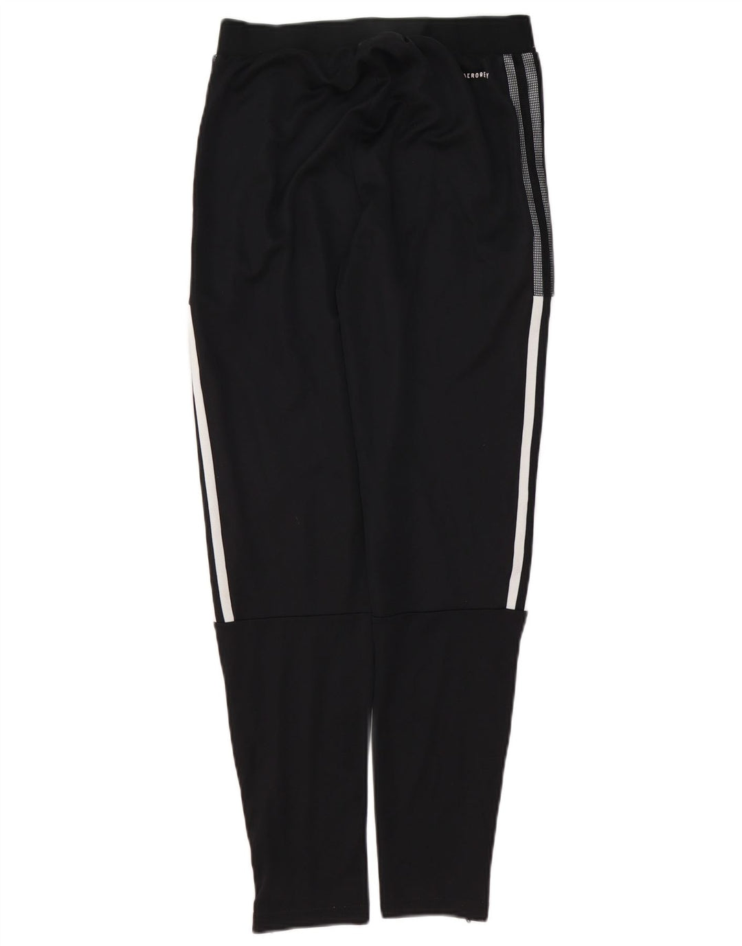 Damskie spodnie dresowe Adidas Aeroready UK 8, małe, czarne, poliestrowe