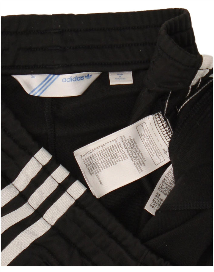 Damskie spodnie dresowe Adidas EU 36, małe, czarne, poliestrowe