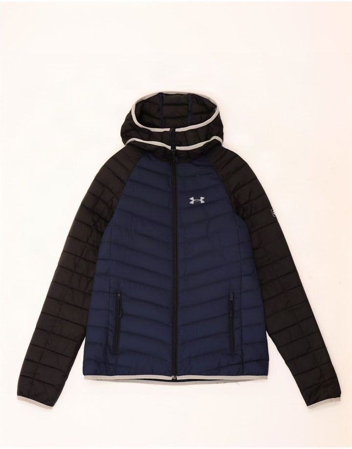 Damska ocieplana kurtka Jack Wolfskin UK 12, średni granat, blok kolorów