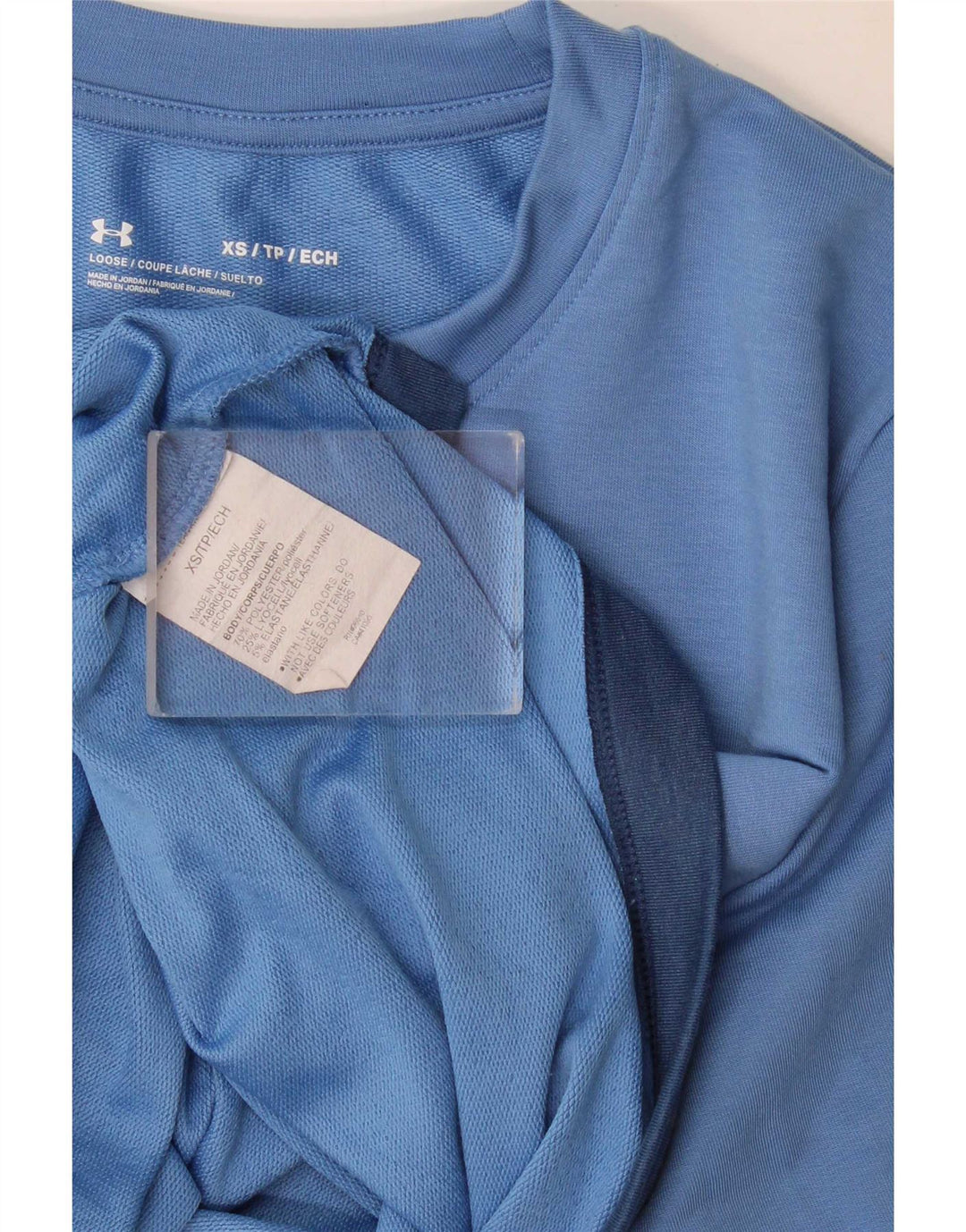 Under Armour Męski top z długim rękawem XS, niebieski, poliestrowy