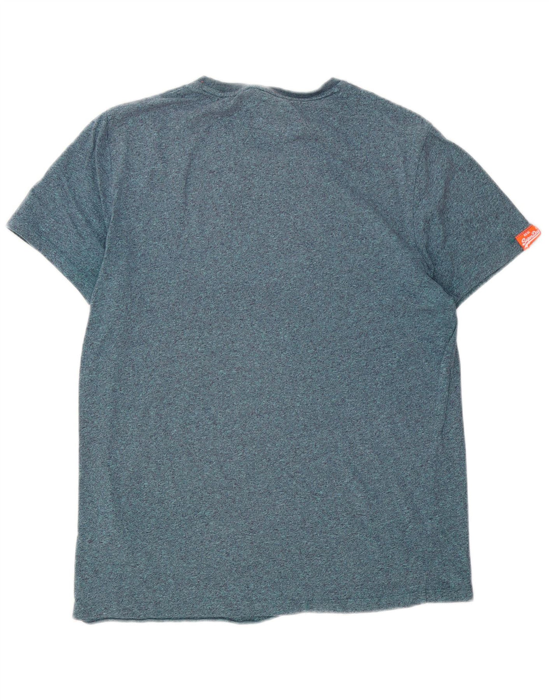 Męski T-shirt Superdry, duży, niebieski nakrapiany