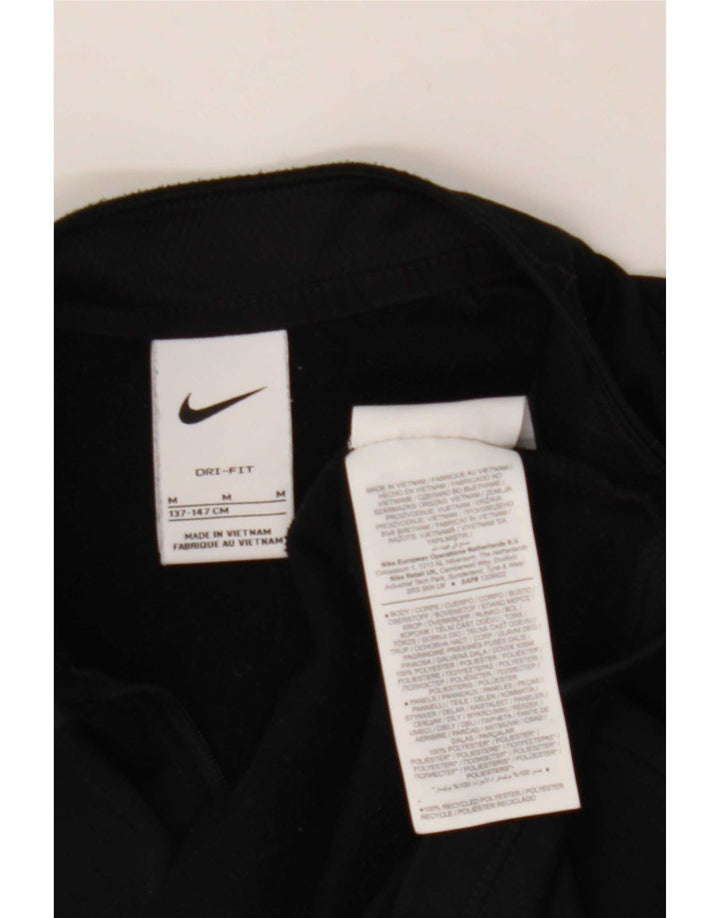 Chłopięcy dres Nike Dri Fit z grafiką, 10-11 lat, średni czarny