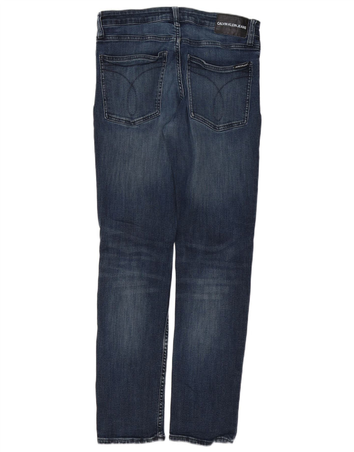 CALVIN KLEIN Męskie jeansy Etroite Slim W31 L32 Niebieskie, bawełniane