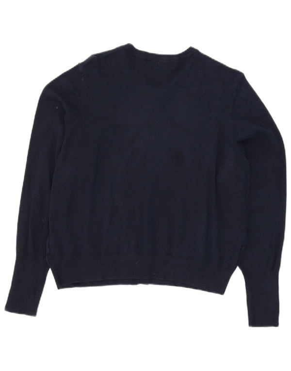 Sweter damski Marks & Spencer Crop Cardigan UK 20 2XL Granatowy Wiskoza