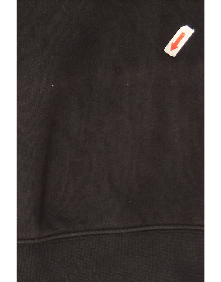 Damska bluza dresowa Nike Crop Oversize UK 14, średnia czarna bawełna