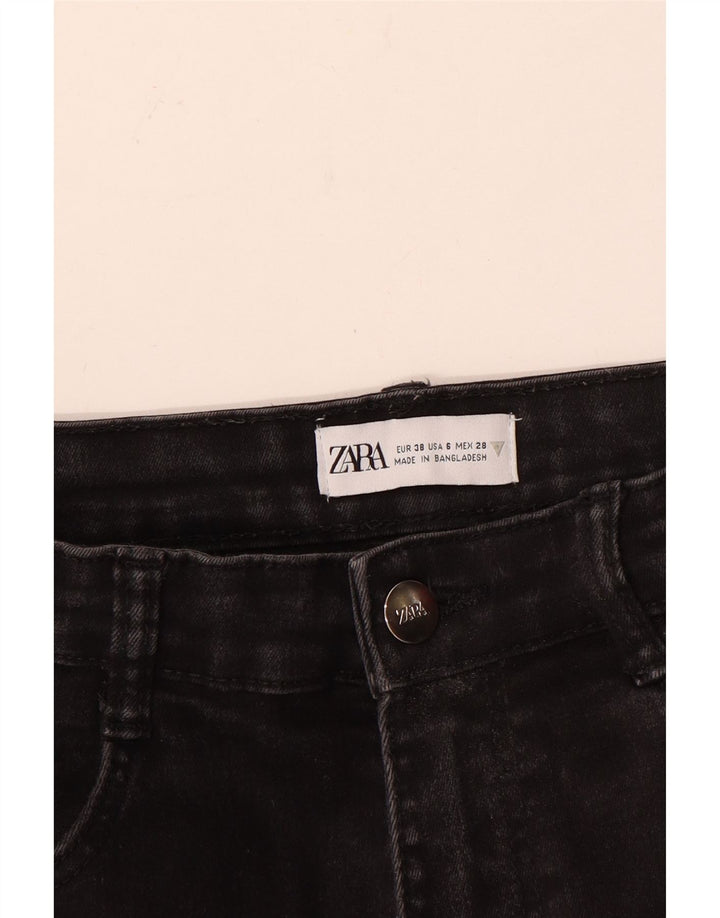 Damskie jeansy zwężane Zara EU 38 Small W28 L26 Czarne