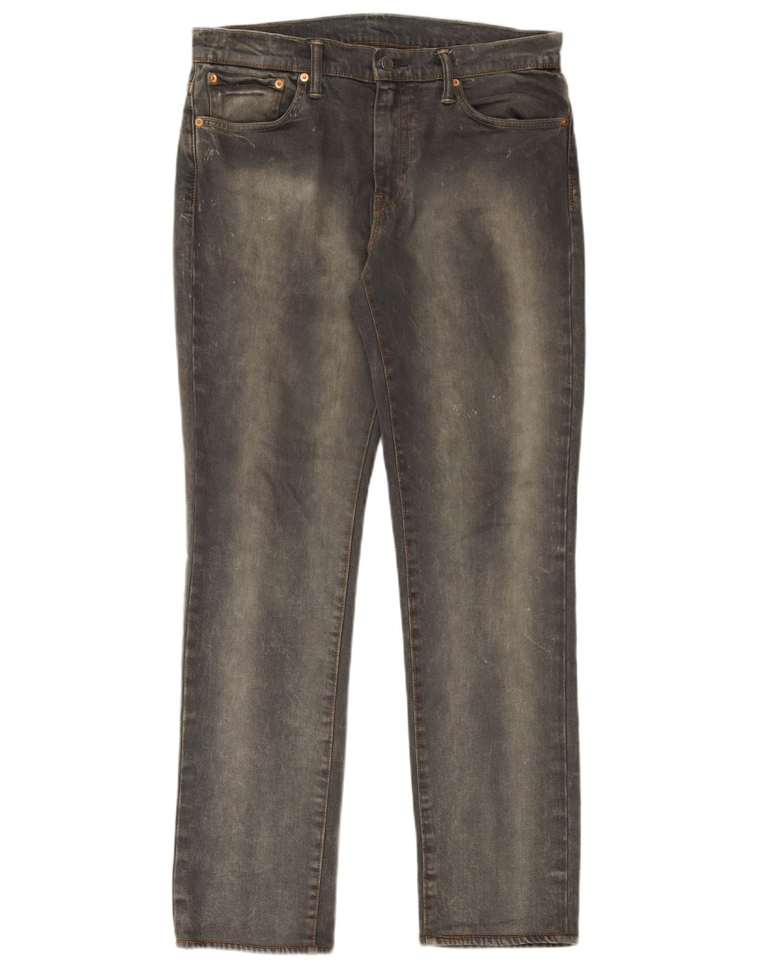 Męskie jeansy Levi's 511 Slim W33 L34 Szara bawełna