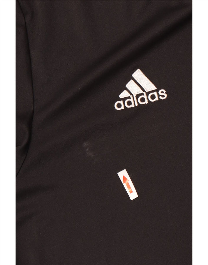 Adidas Męska koszulka Climalite Top, duża, czarna, z poliestru