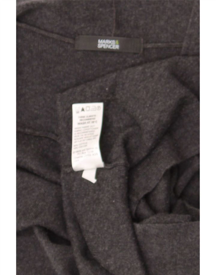 Marks & Spencer Damski sweter bez rękawów, UK 12, średni szary