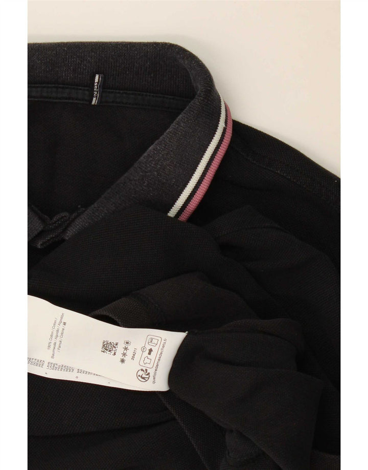Męska koszulka polo Fred Perry, średnia czarna, bawełniana