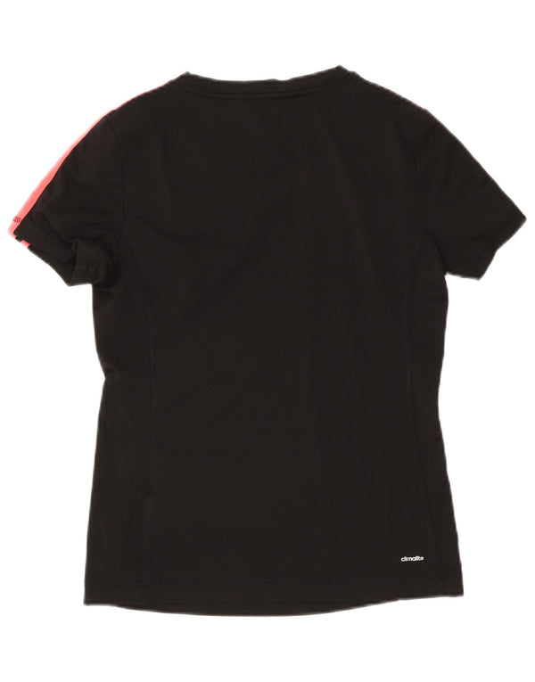 Damska koszulka Adidas Climalite Top UK 8/10 Mały czarny poliester