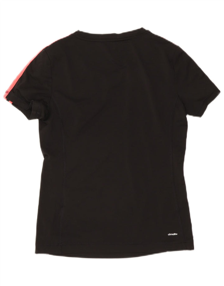 Damska koszulka Adidas Climalite Top UK 8/10 Mały czarny poliester