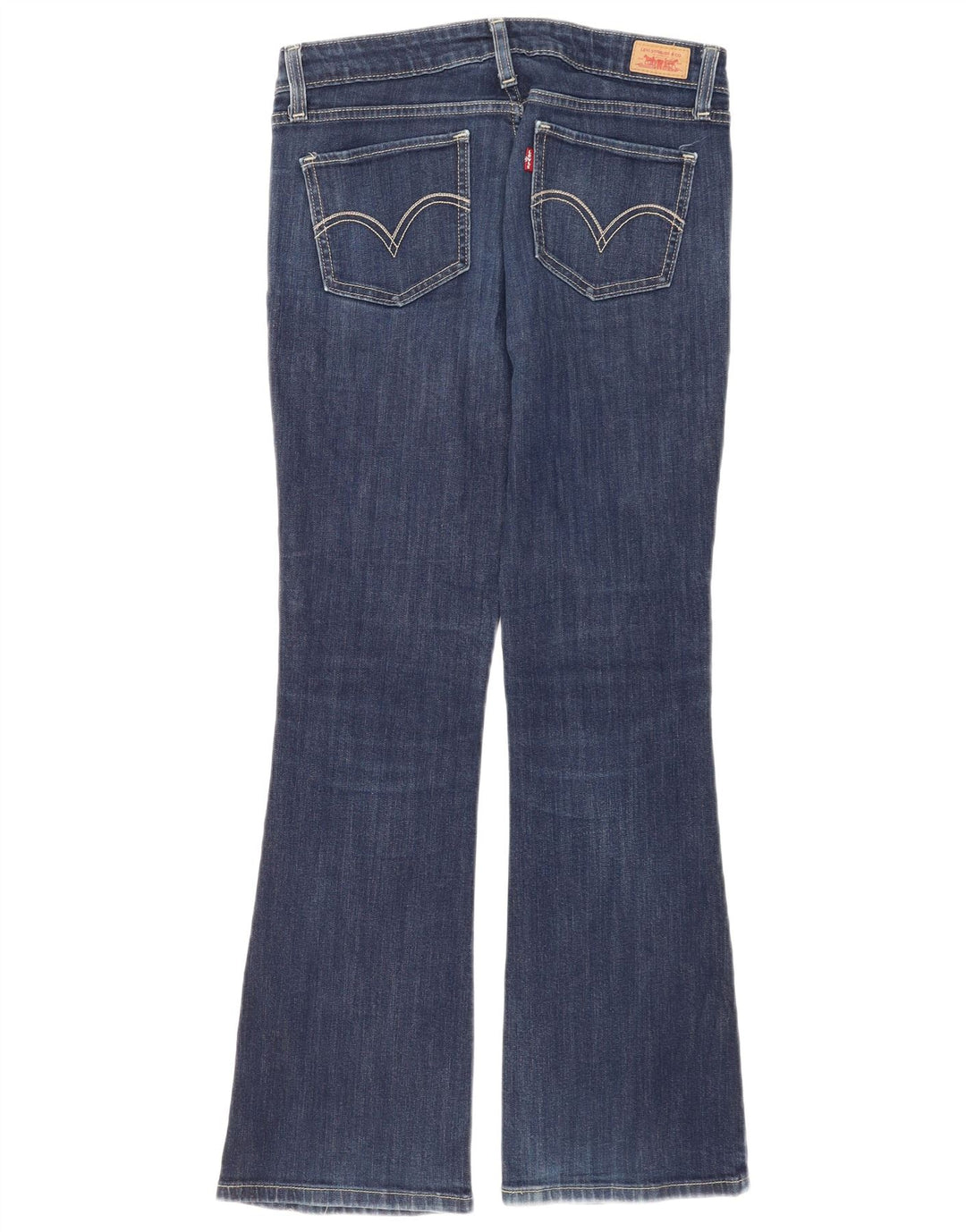 Damskie jeansy Levi's 518 Super Low Bootcut US 7 Medium W30 L30 Granatowe