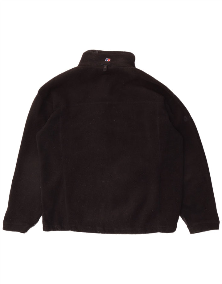 Męska kurtka polarowa BERGHAUS UK 42 XL, czarna, poliester