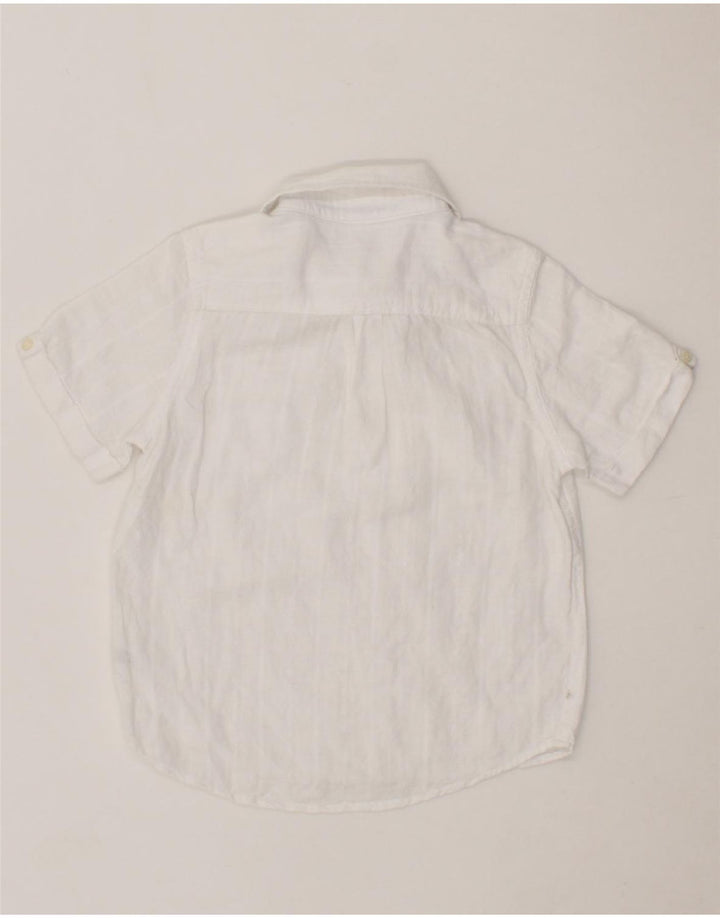 GAP Boys Short Sleeve Shirt 4-5 Years White Cotton Vintage Gap and Second-Hand Gap from Messina Hembry 