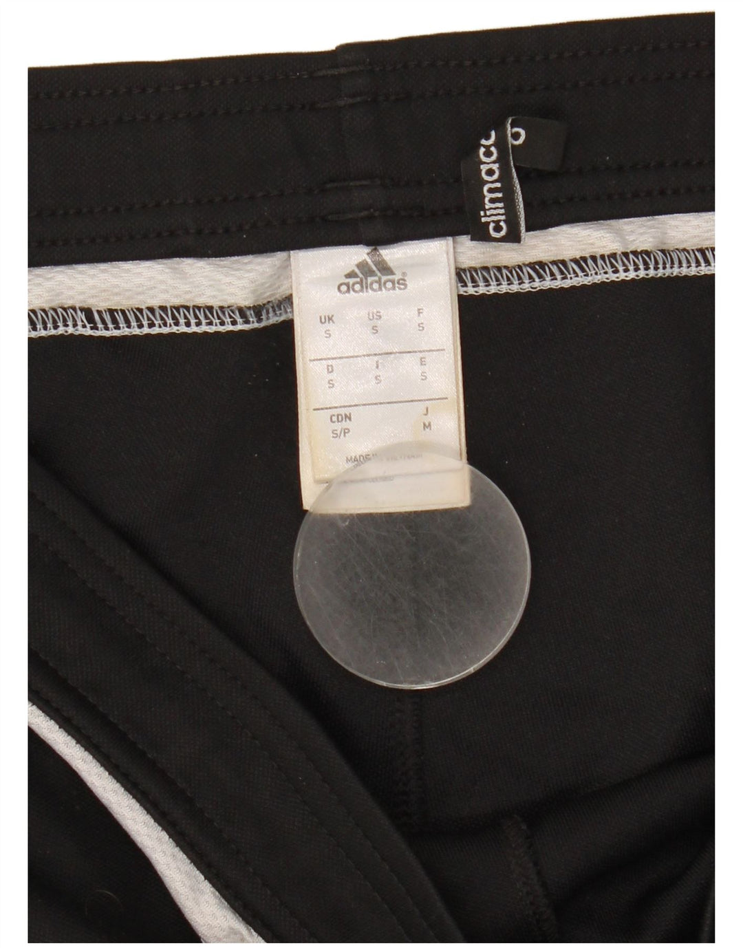 Męskie spodnie dresowe Adidas Climacool, małe, czarne, z blokami kolorów, z poliestru