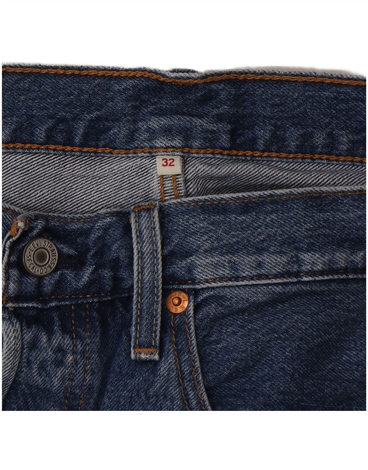 Damska spódnica dżinsowa Levi's W32, duża niebieska bawełna