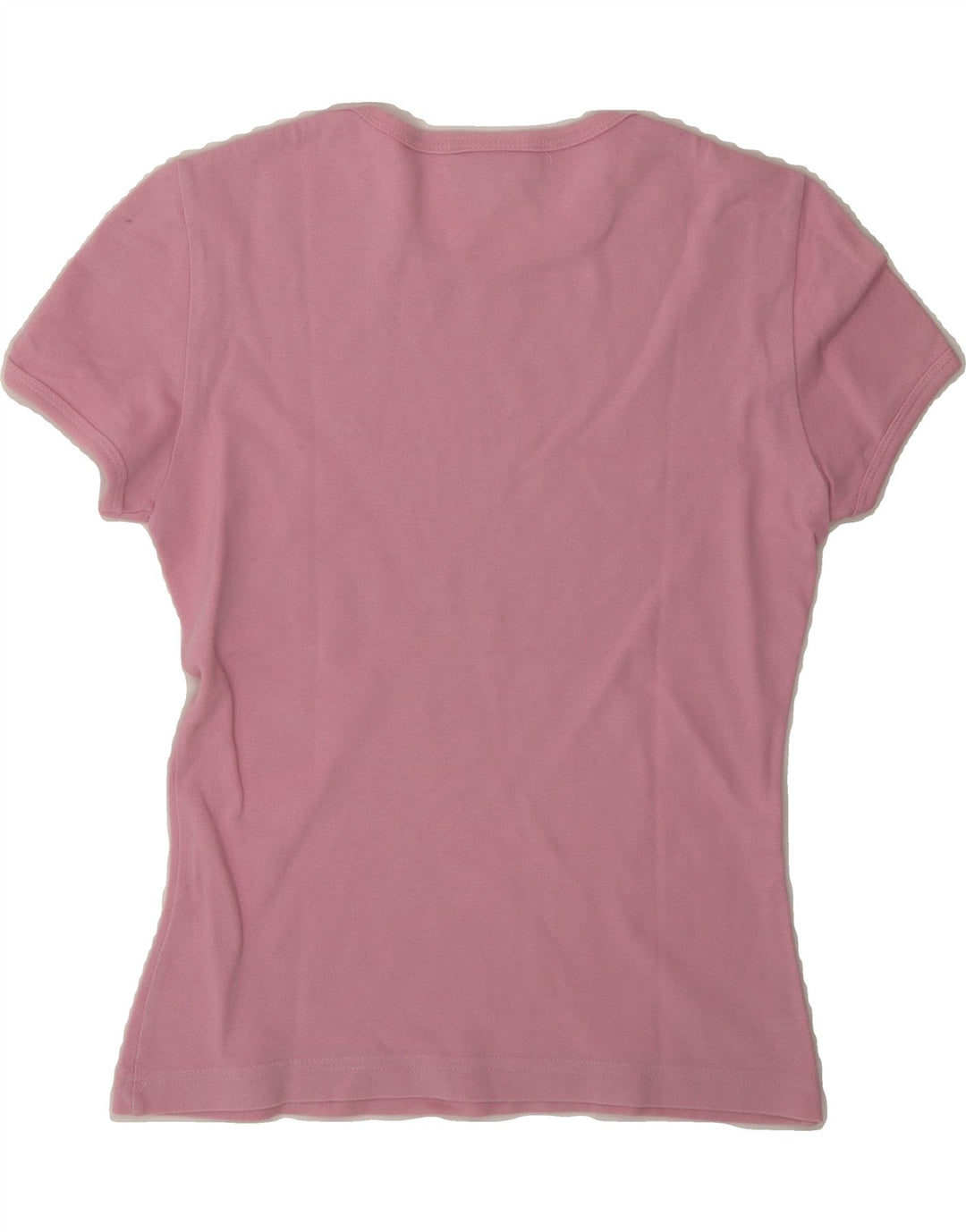LACOSTE Womens T-Shirt Top Size 38 Medium Pink Cotton Vintage Lacoste and Second-Hand Lacoste from Messina Hembry 