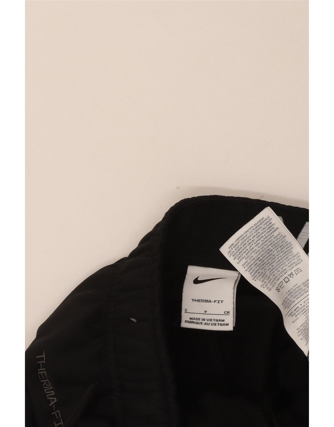 Męskie spodnie dresowe Nike Therma-Fit Joggers, małe, czarne, poliestrowe