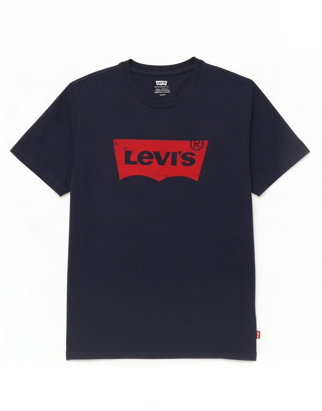 Męski T-shirt z grafiką Levi's, średni, granatowy, bawełniany