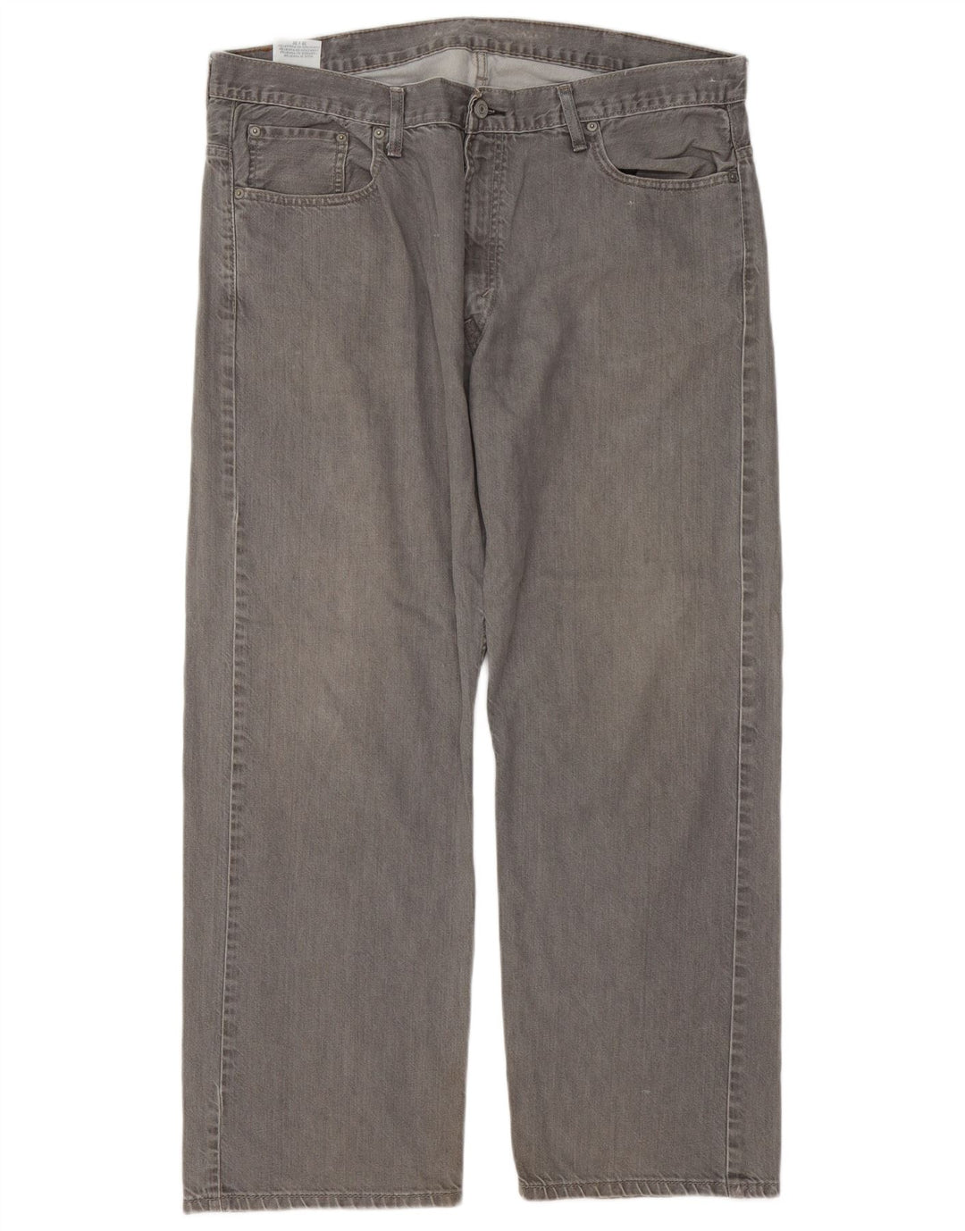 Męskie dżinsy Levi's 569 Luźne W38 L29 Szara bawełna