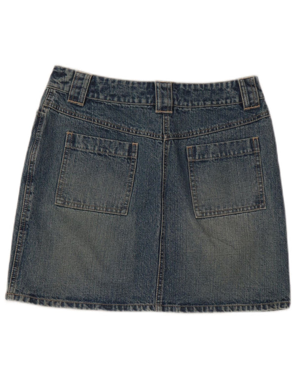 Dorothy Perkins Womens Mini Denim Skirt UK 10 Small W28 Blue Cotton