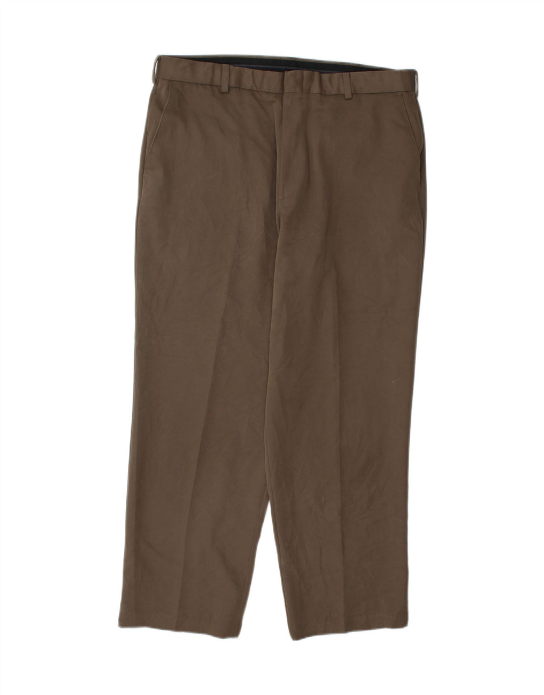 DOCKERS Mens Golf Straight Chino Trousers W36 L30 Brown Polyester Vintage Dockers and Second-Hand Dockers from Messina Hembry 