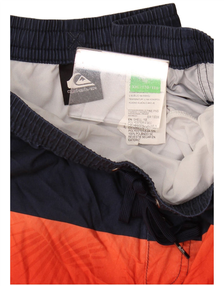 Męskie spodenki kąpielowe Quiksilver 2XL, wielokolorowy poliester z blokami kolorów
