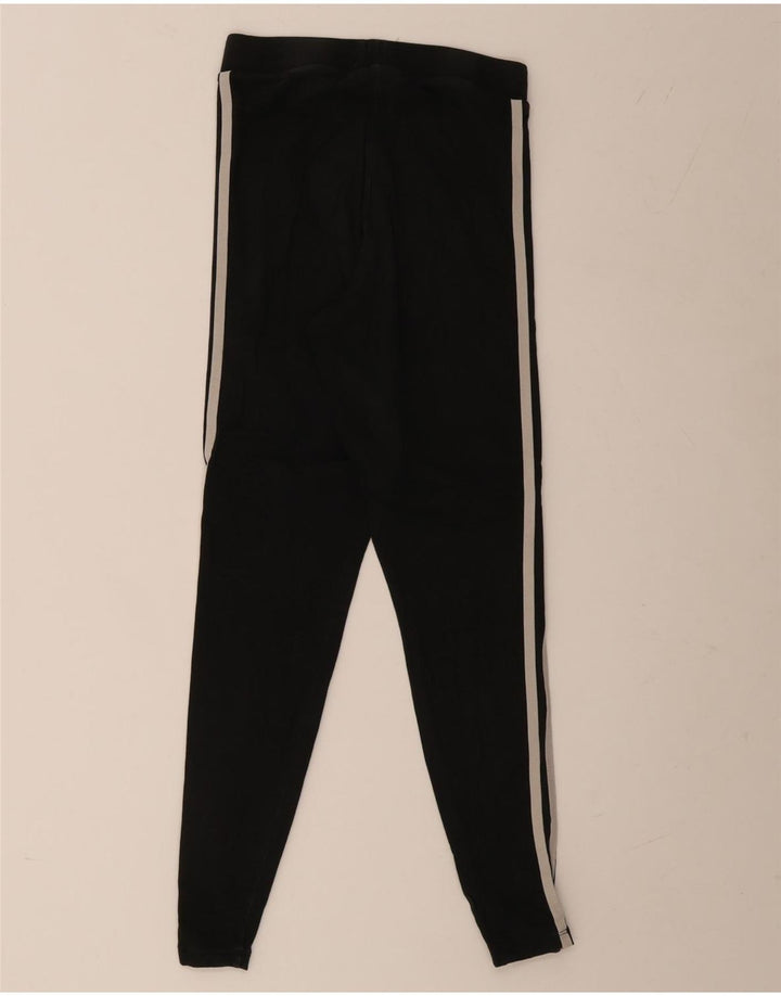 Legginsy Damskie Adidas UK 10 Małe Czarne Bawełniane
