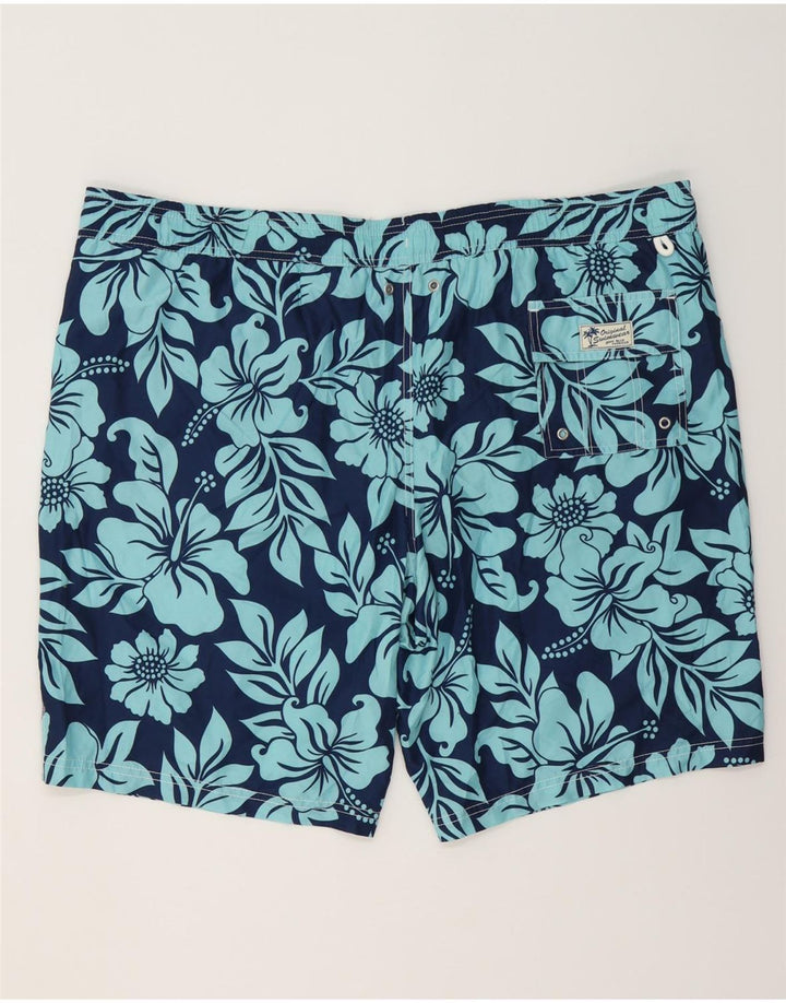 Męskie spodenki kąpielowe MARKS & SPENCER 2XL Granatowy, kwiatowy poliester