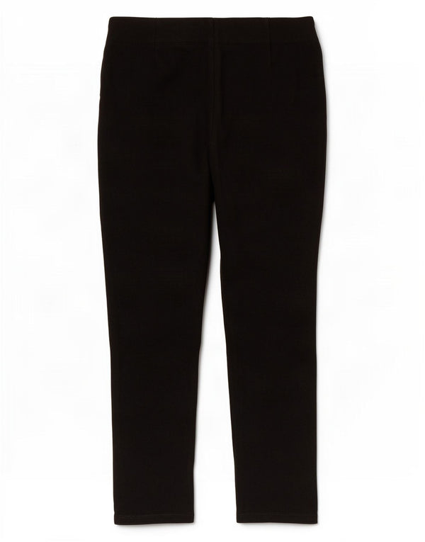 Zara Womens Skinny Cropped Trousers XL W28 L24 Black