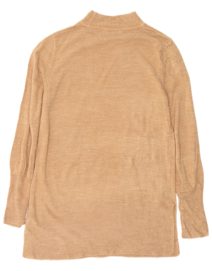 Marks & Spencer Damski sweter z golfem, UK 14, średni beż