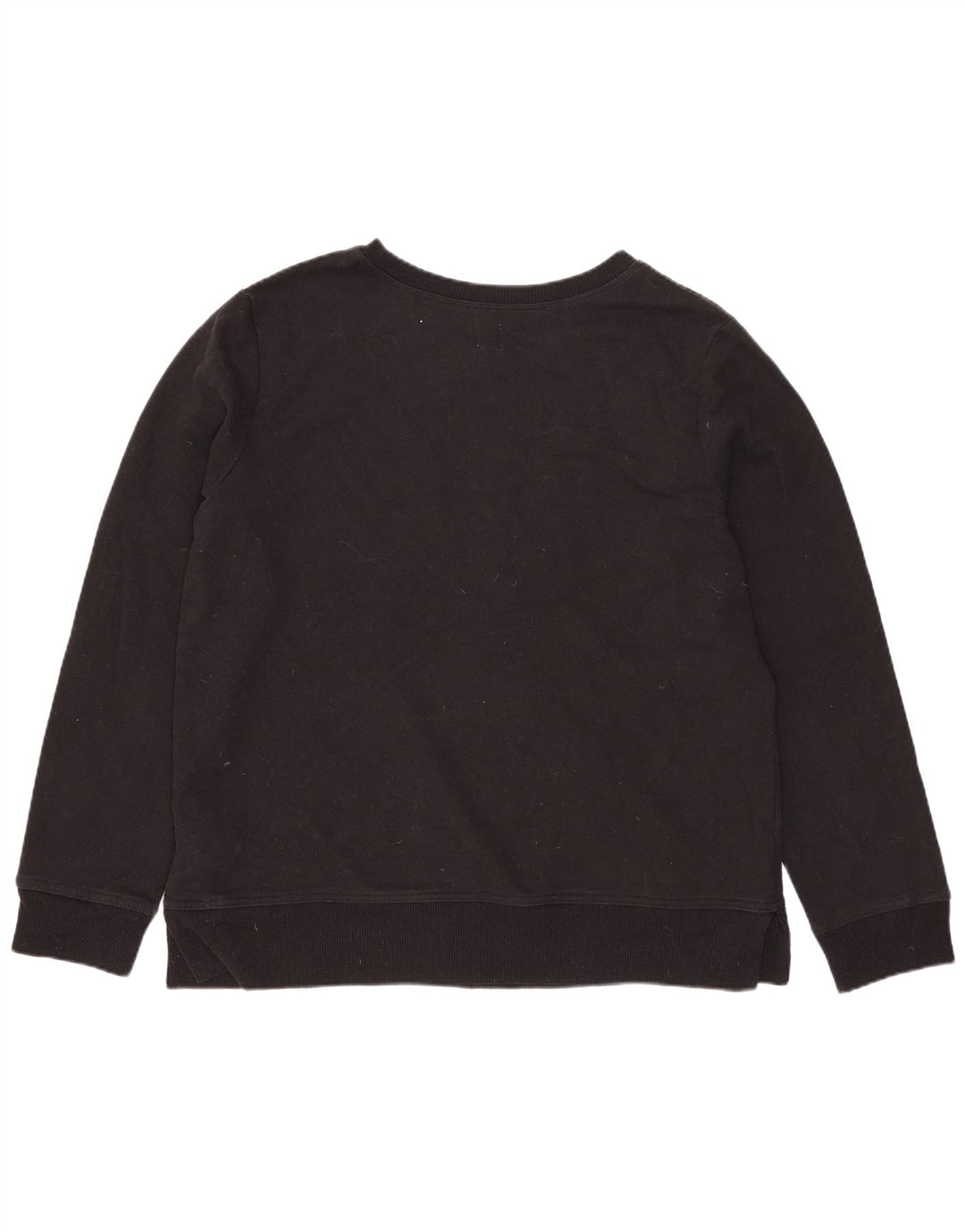Damski sweter z grafiką GAP UK 16, duży, czarny, bawełniany