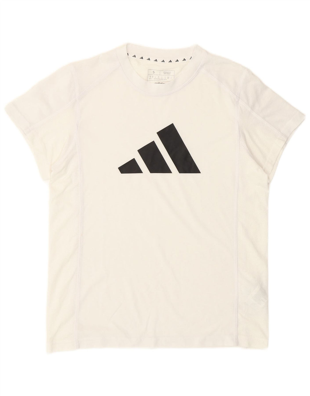 Damska koszulka z grafiką Adidas Top UK 8/10 Mały biały poliester
