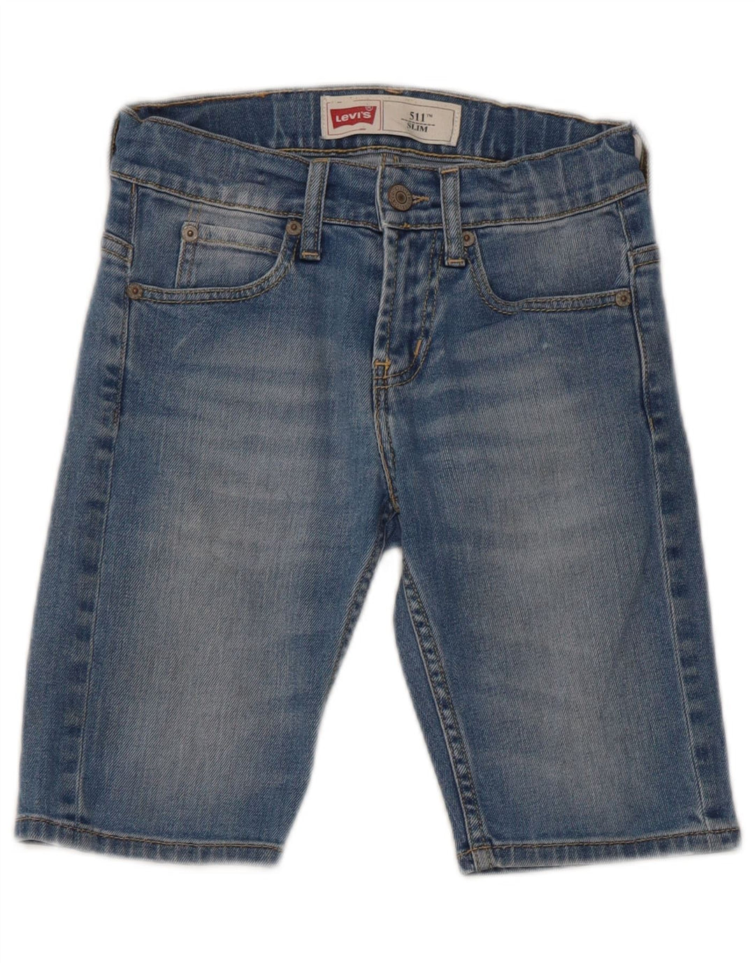 Szorty chłopięce Levi's 511 Slim Denim 9-10 lat W24 Niebieska bawełna