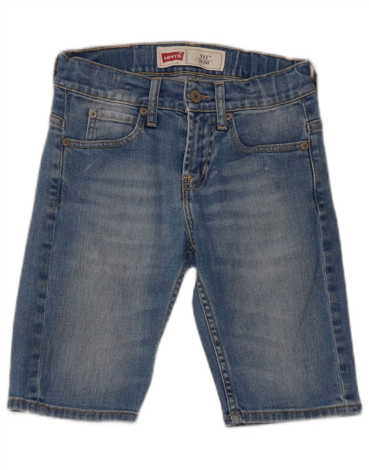Szorty chłopięce Levi's 511 Slim Denim 9-10 lat W24 Niebieska bawełna