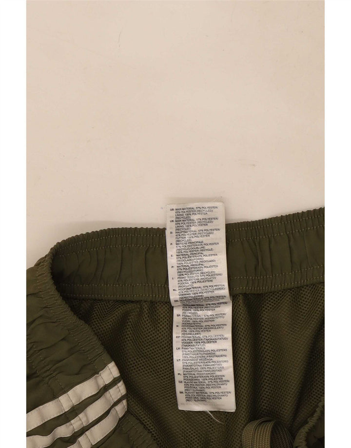 Męskie spodenki sportowe Adidas, duże, khaki, poliester