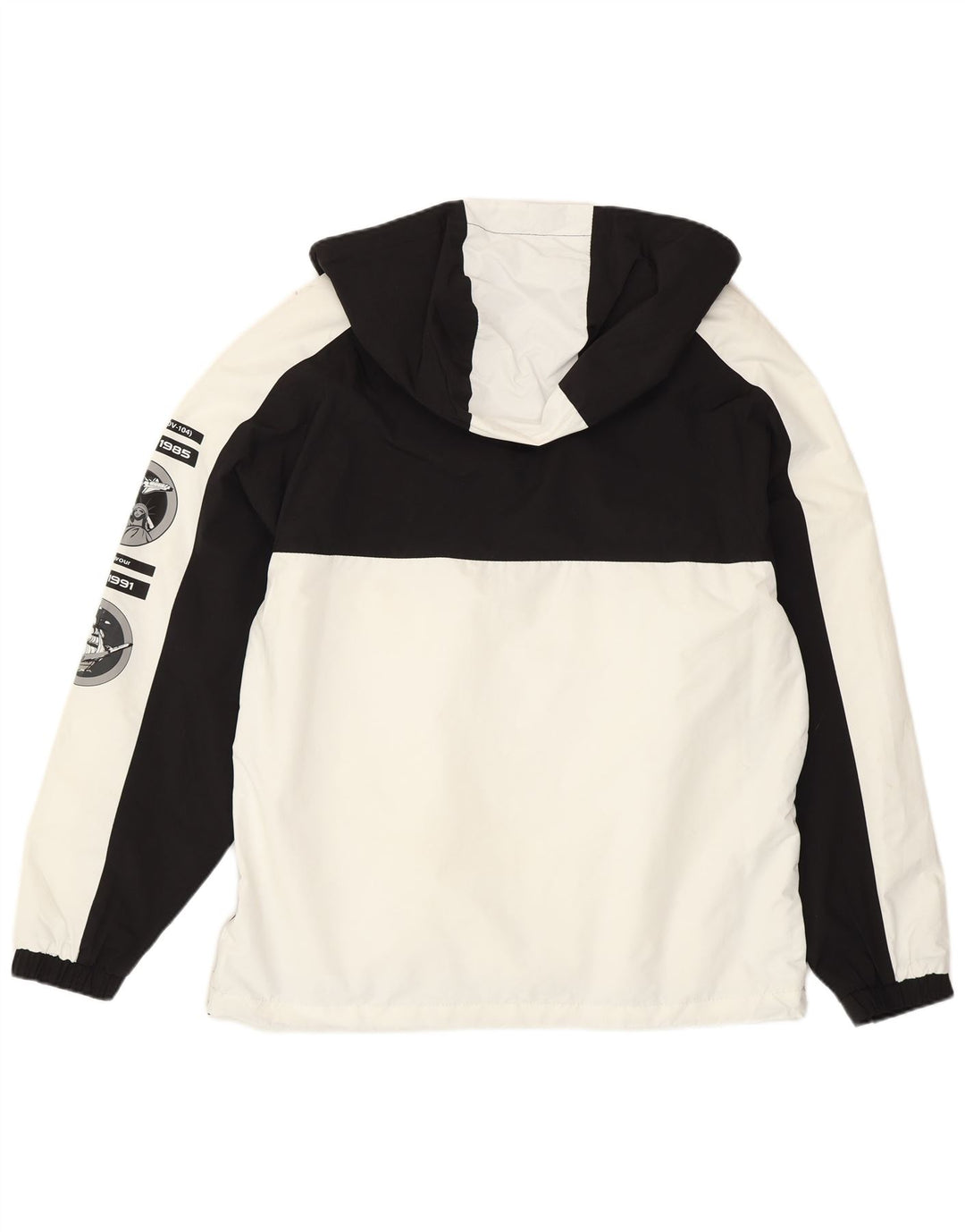 Męska kurtka Anorak Pull & Bear Nasa Graphic UK 38 w kolorze średniej bieli