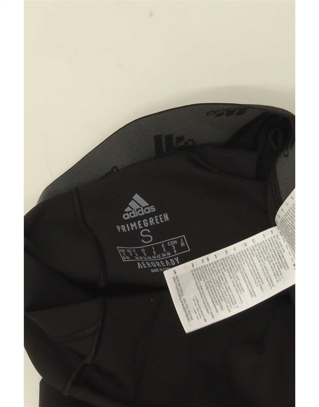 Damskie legginsy Adidas Aeroready UK 8/10, małe, czarne, poliestrowe