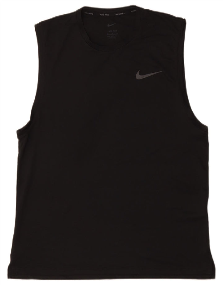 Męska kamizelka Nike Dri Fit, średni czarny poliester