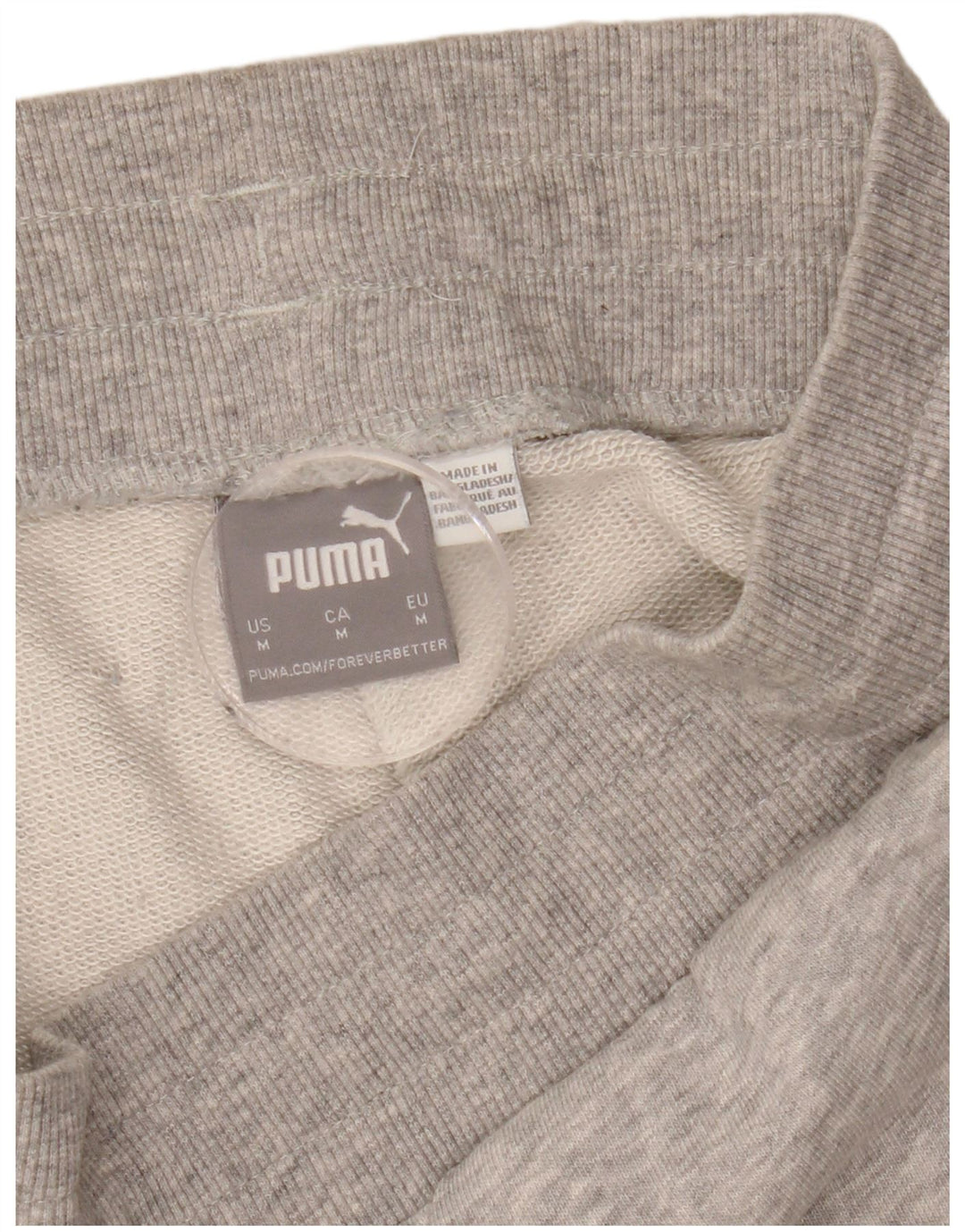 Męskie spodnie dresowe PUMA z grafiką, średnioszare