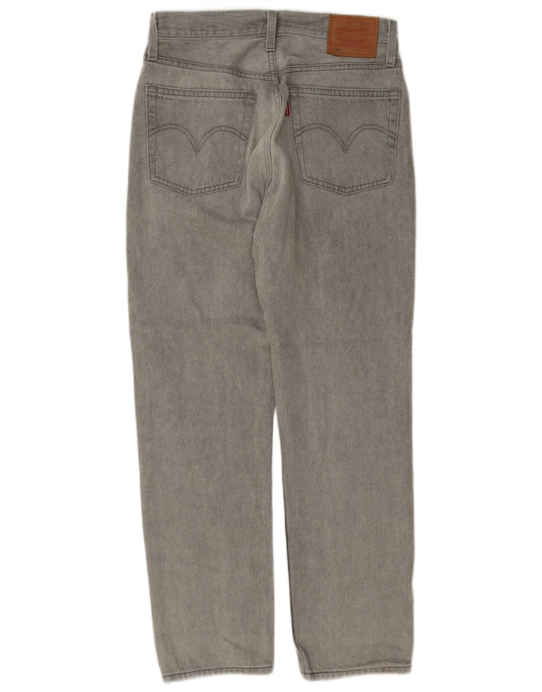 Damskie dżinsy Levi's 501 Straight W25 L28 Szara bawełna