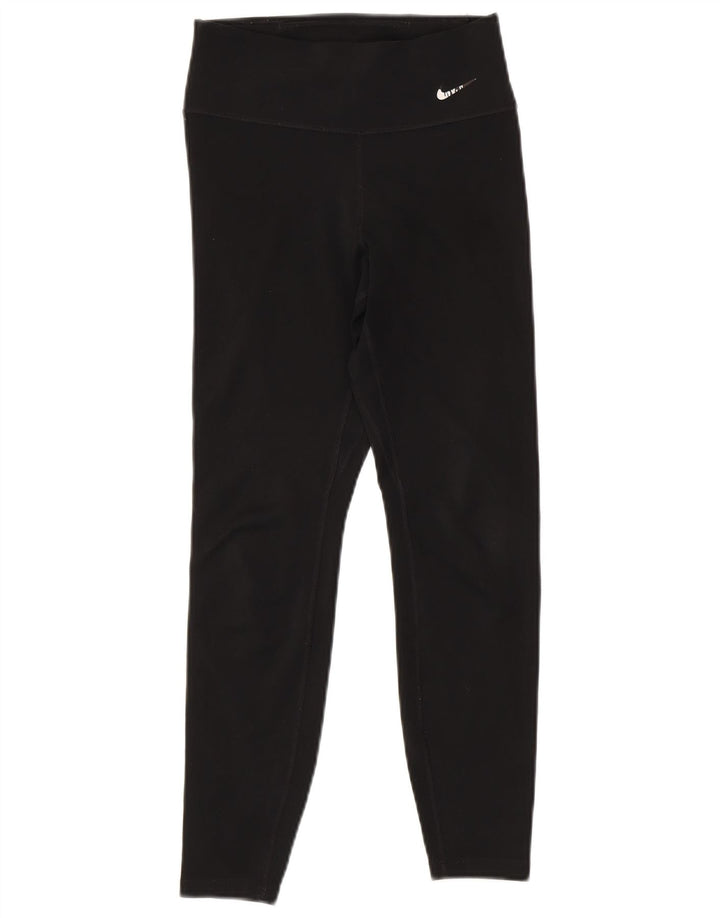 Damskie legginsy NIKE Dri Fit Graphic UK 6 XS, czarne