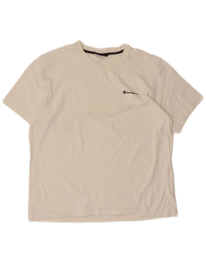 Koszulka damska CHAMPION Top UK 18 XL, biała bawełna