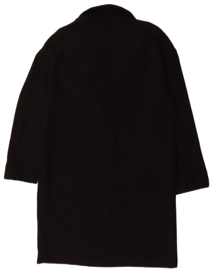 Topshop damski płaszcz oversize UK 10, mały, czarny poliester