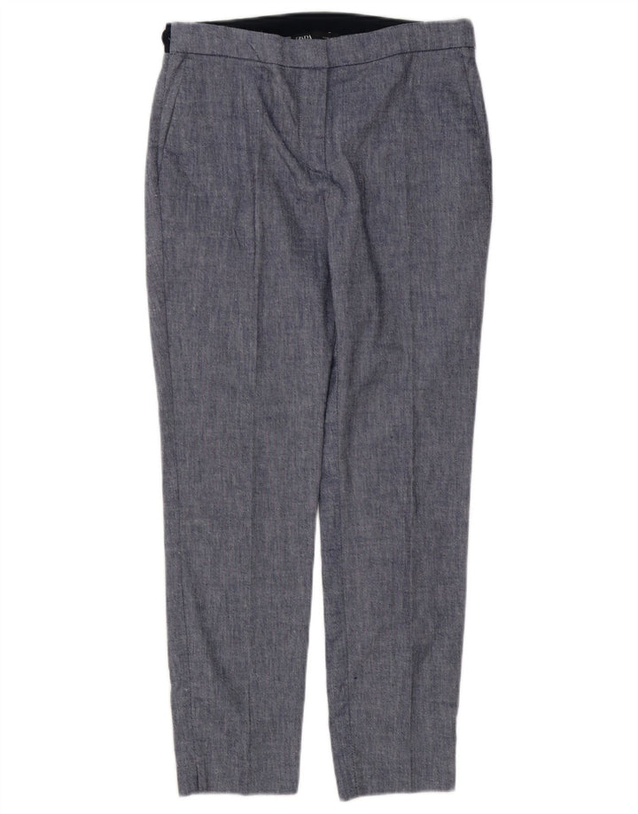 Spodnie damskie Zara Slim Chino Medium W28 L27 Niebieskie bloki kolorów
