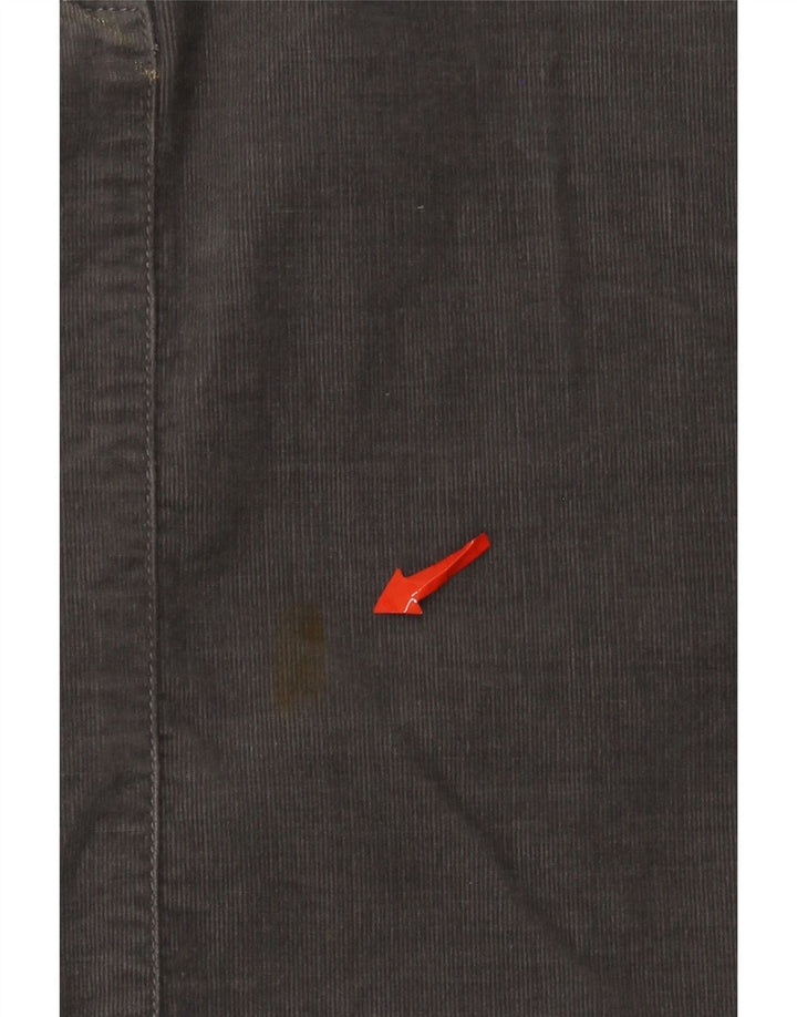 Spódnica sztruksowa Benetton damska Mini IT 42 Medium W30 Szara bawełna