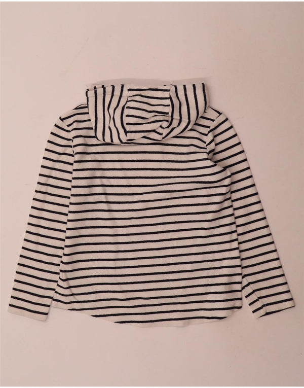 Damski sweter oversize z kapturem Weird Fish, UK 10, małe, białe prążki